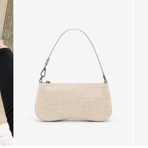 JW PEI Eva Shoulder Bag - Ivory Croc